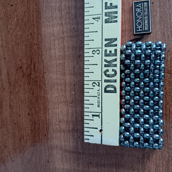 Honora pearl stretch bracelet/necklace. - Picture 4 of 7